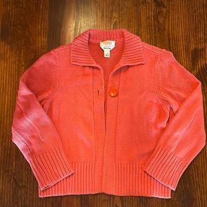 Stunning Cropped Talbots Salmon Cardigan